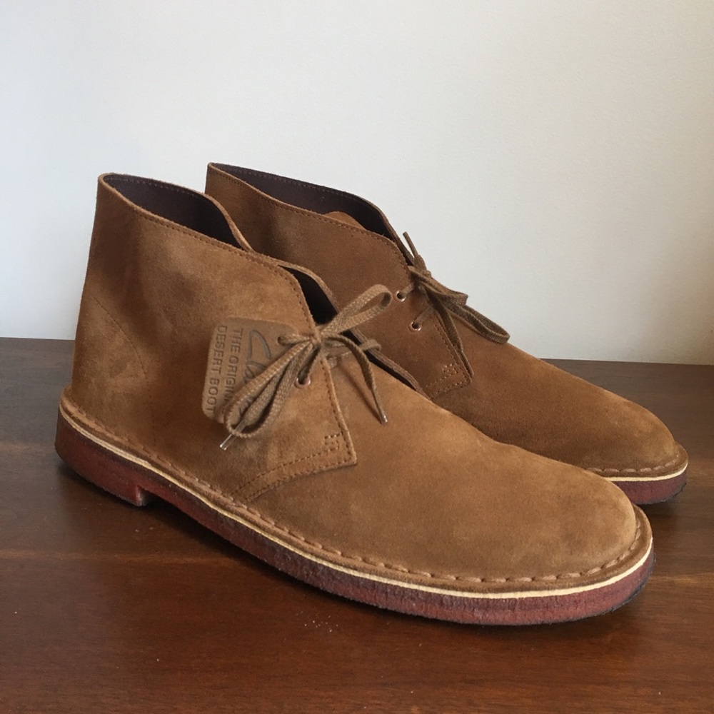 LIKE NEW Clark’s Desert Boot Tobacco Suede 13